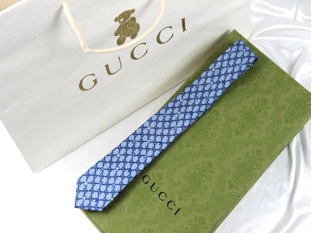 グッチ キッズ 5 2cm A+級 GUCCI ロゴ ブランド品ネクタイ