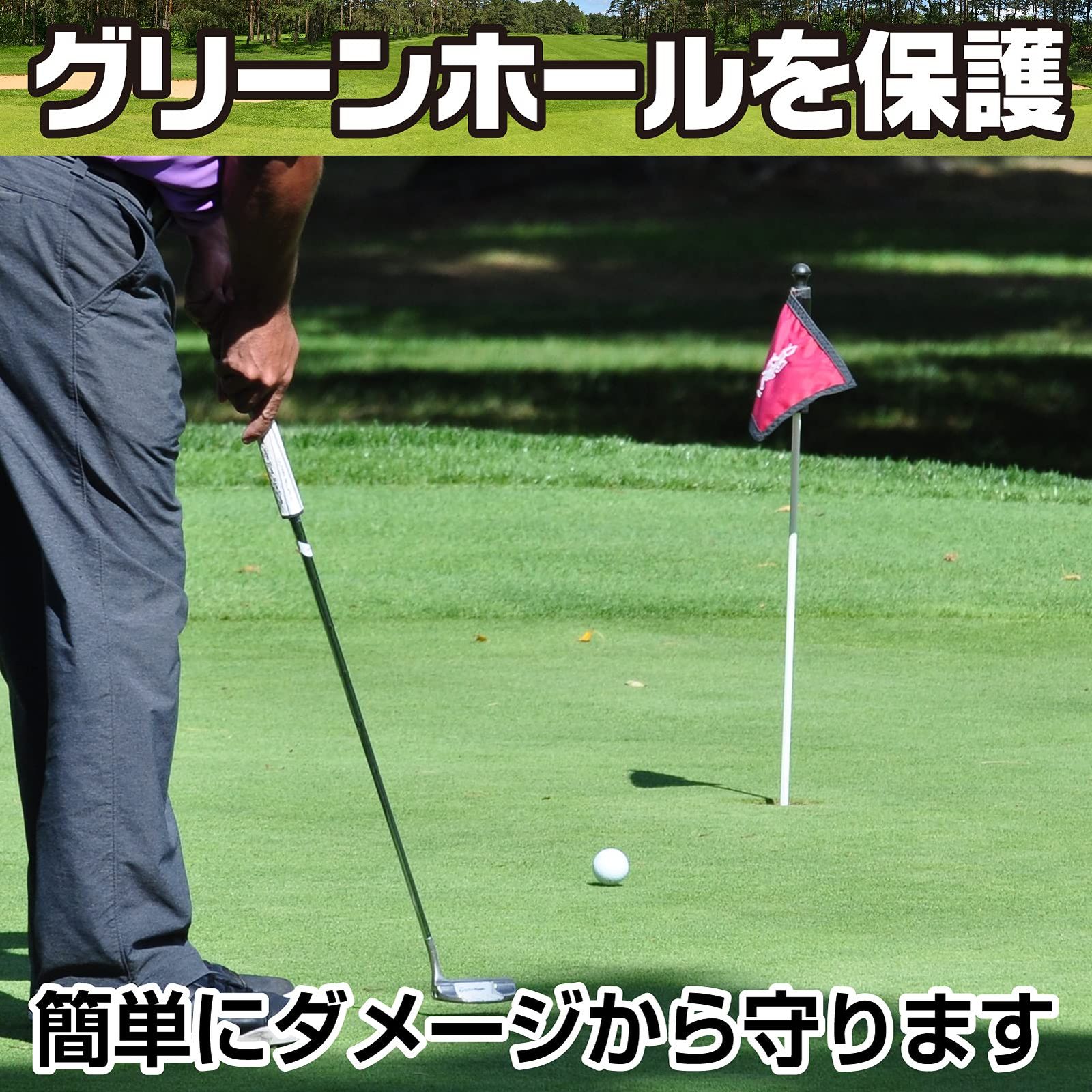 Famimueno ゴルフ カップ 穴 ホール 練習 庭 ステンレス 金属 トレーニング 音 パター (ステンレス2個セット) [ステンレス2個セット]