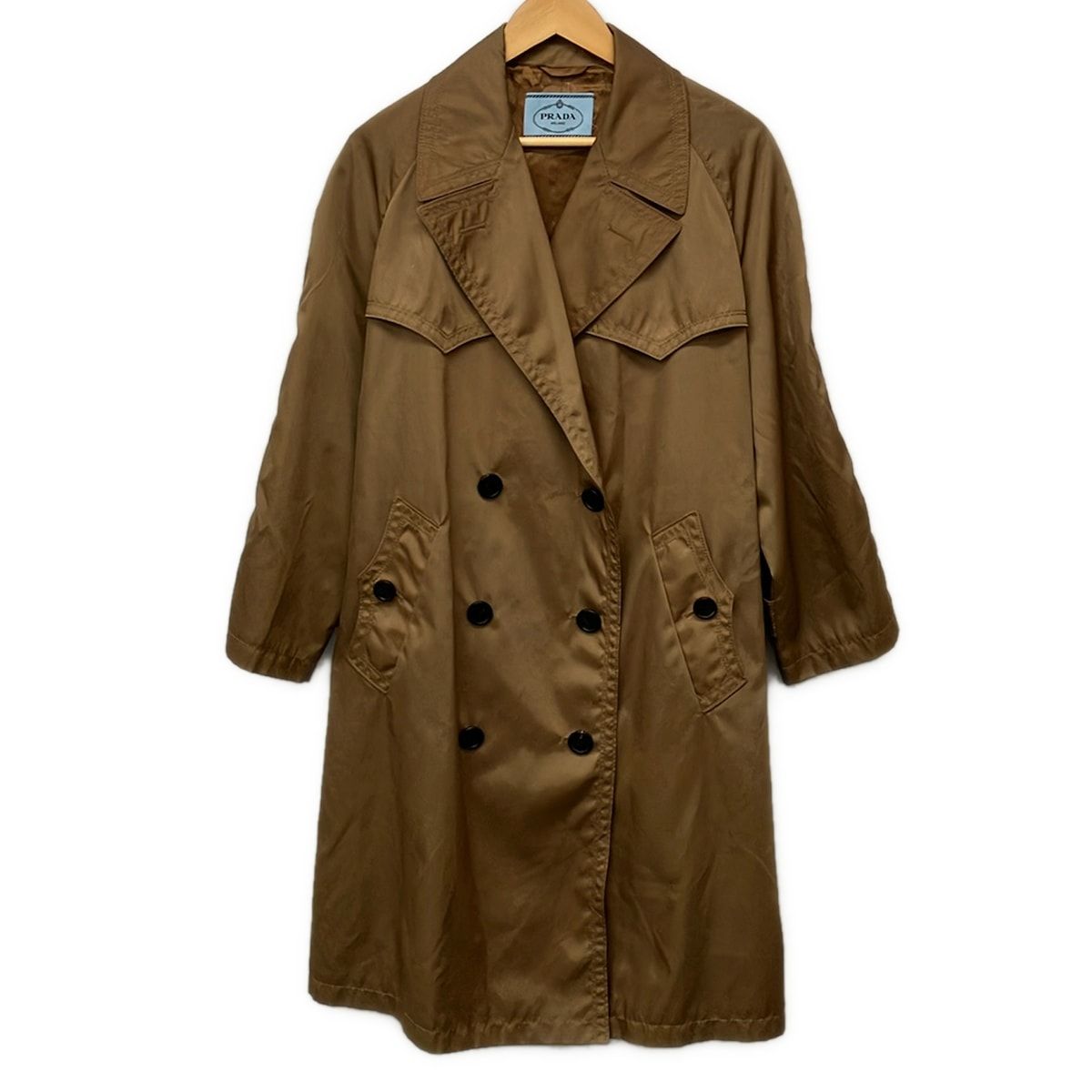 PRADA(プラダ) コート サイズ36 S レディース美品 - ベージュ 長袖/2018年/春/秋