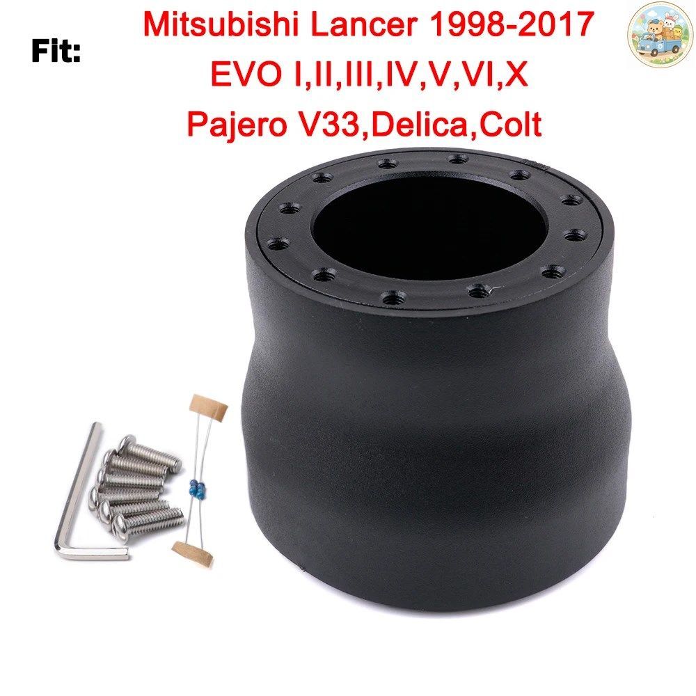 三菱エボXランサーコルトパジェロV33ステアリングホイールハブアダプターボスキット