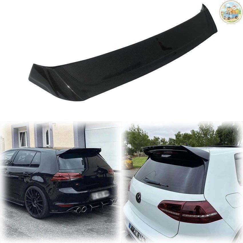 2013-2018 フォルクスワーゲン ゴルフ 7 MK7 TSI TDI GTI R GTD GTE OSIR スタイル カー リア ルーフ スポイラー リア トランク ウィング