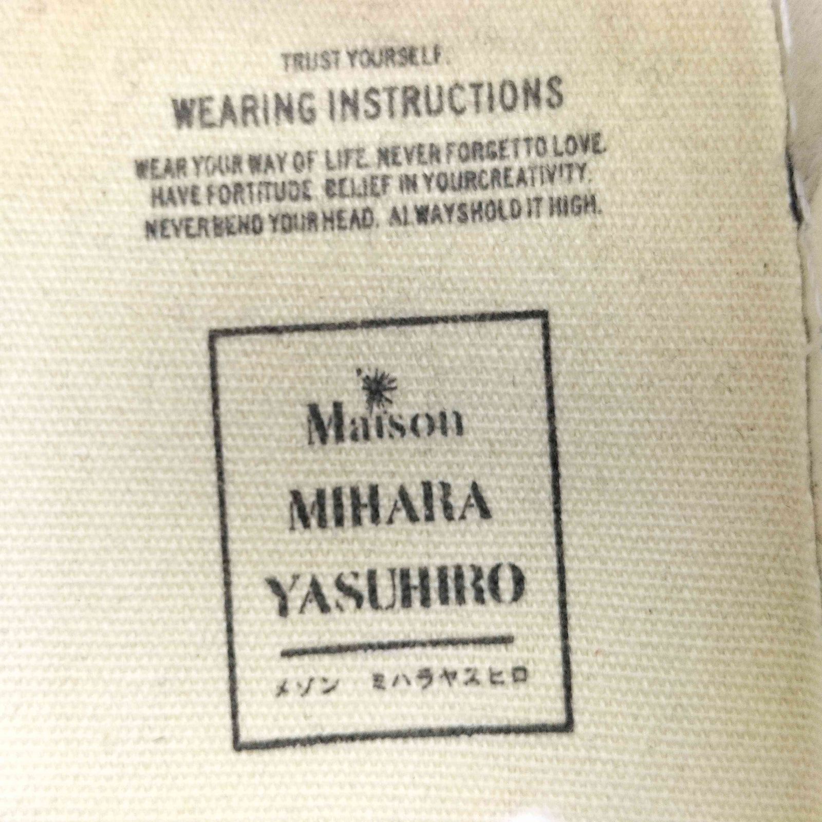 ミハラヤスヒロ MIHARA YASUHIRO HANK ハンク スネーク メンズ JPN：41