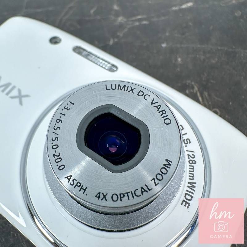 Panasonic LUMIX DMC-S2 ホワイト 1410万画素 光学4倍ズーム 広角28mm おまかせiA スリム軽量 コンパクトデジタルカメラ パナソニック ルミックス