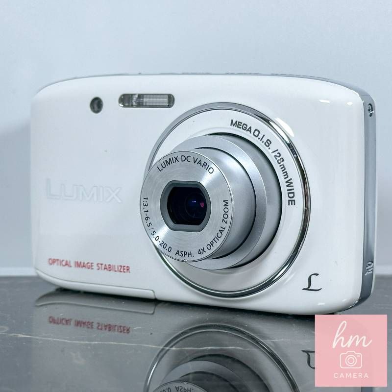 Panasonic LUMIX DMC-S2 ホワイト 1410万画素 光学4倍ズーム 広角28mm おまかせiA スリム軽量 コンパクトデジタルカメラ パナソニック ルミックス