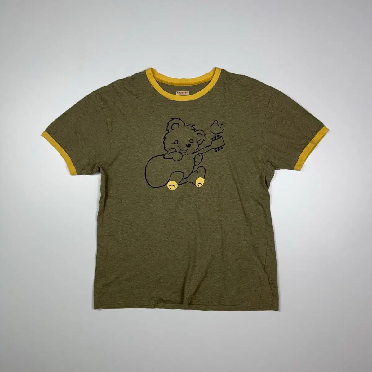 (100) キャピタル リトルベア リンガーTシャツ