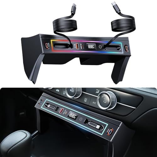 6-in-1 USB充電器（スケーラブルケーブル）急速充電器 対応ホンダ CR-V 2023 2024 2025 2026 マルチポート マルチデバイス急速充電 30W急速充電高性能拡張車載ハブ ホンダ CR-V 専用 車載充電ハブ (ホンダCRV用 20ts