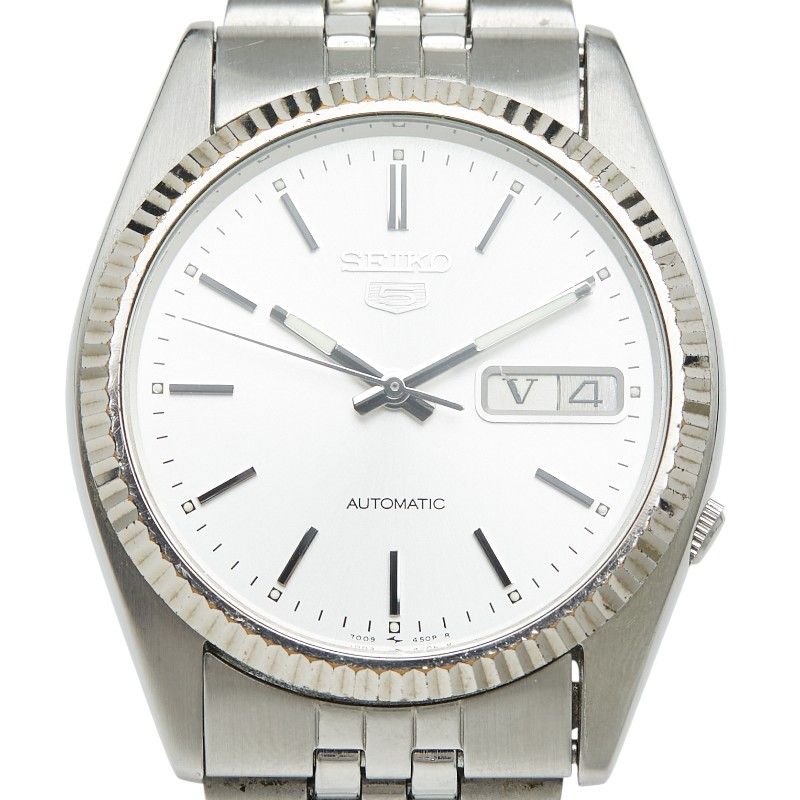 セイコー セイコー5 SEIKO5 腕時計 7009-3110 シルバー ステンレススチール メンズ SEIKO【1-0271713】