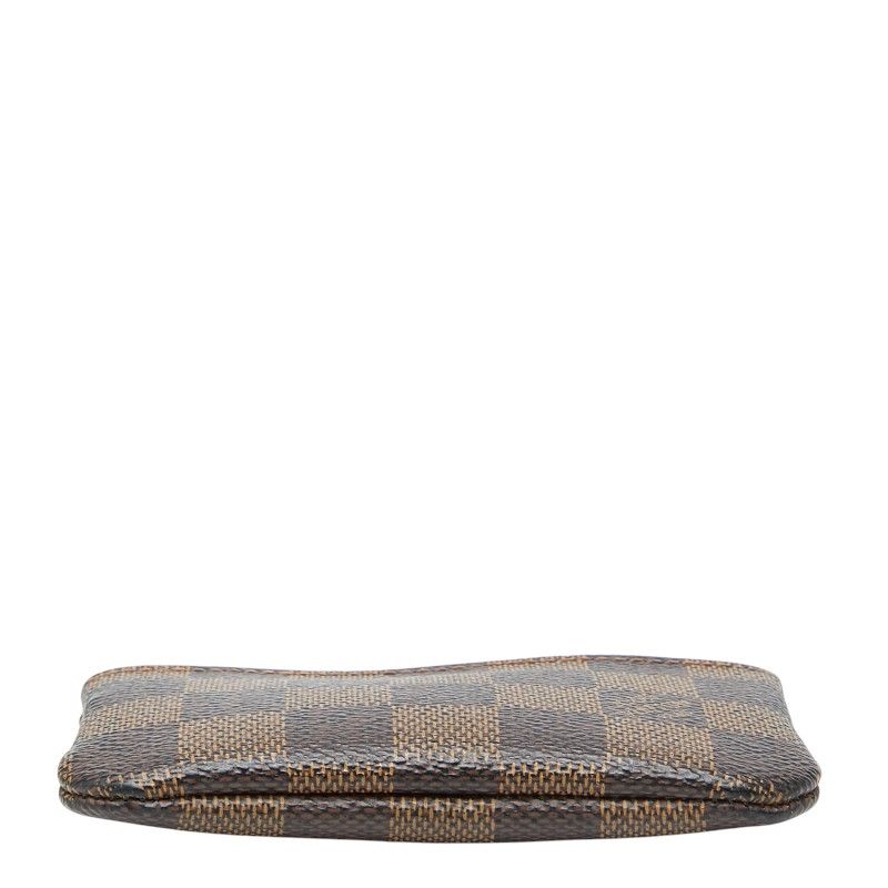 ルイ ヴィトン ダミエ ポシェット クレ コインケース キーケース N62658 ブラウン PVC レザー レディース LOUIS VUITTON【1-0272053】