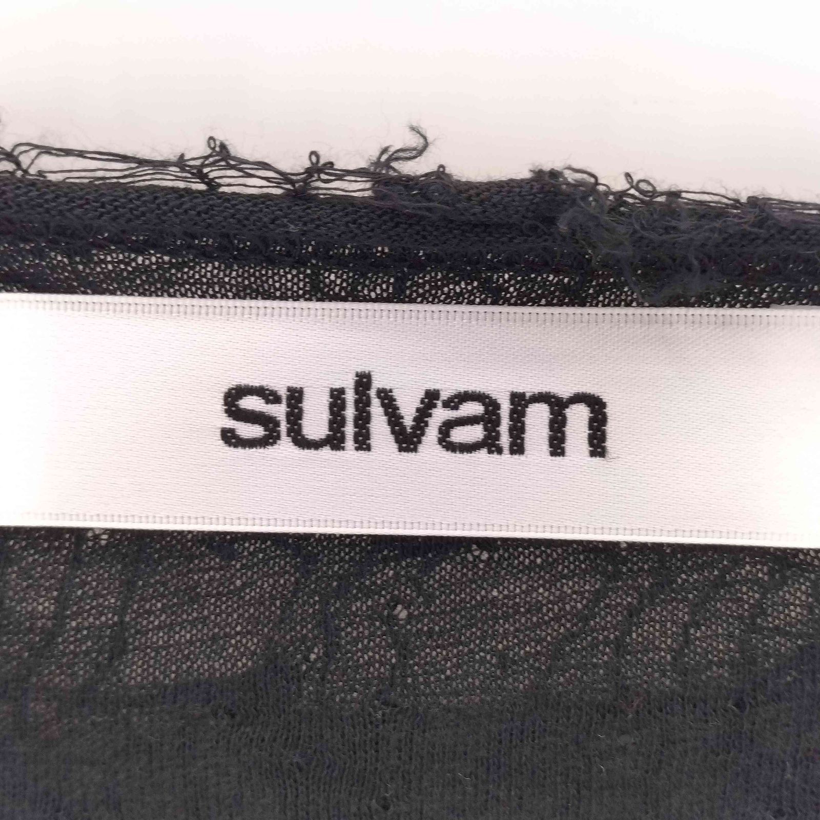 サルバム sulvam 26SS ブロークンアシンメトリーT メンズ JPN：M