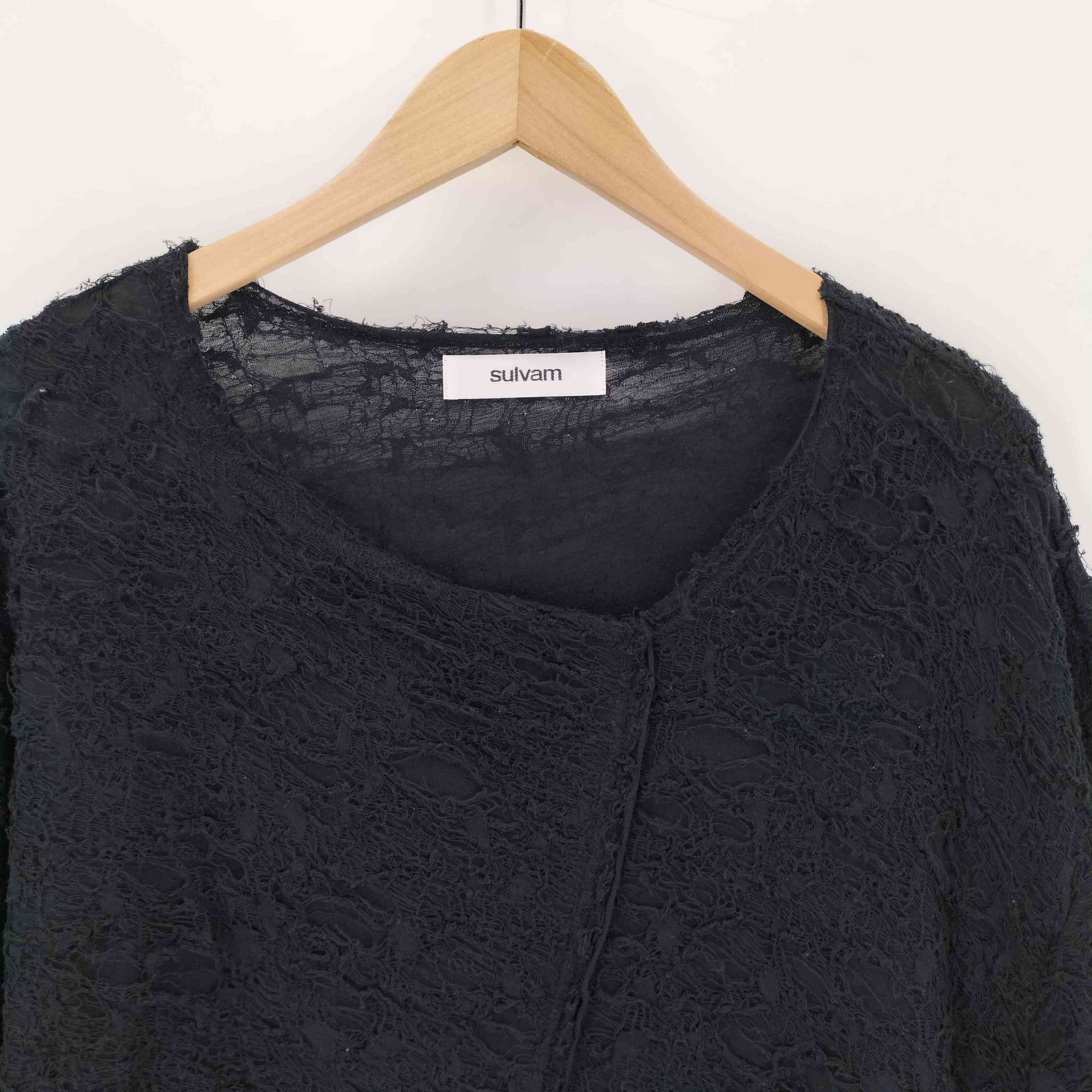 サルバム sulvam 26SS ブロークンアシンメトリーT メンズ JPN：M