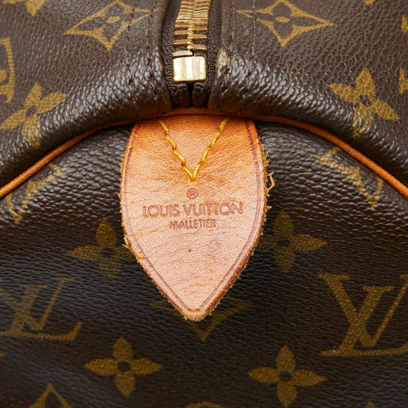 ルイ ヴィトン モノグラム キーポル45 ボストンバッグ トラベルバッグ M41428 ブラウン PVC レザー レディース LOUIS VUITTON【1-0273412】