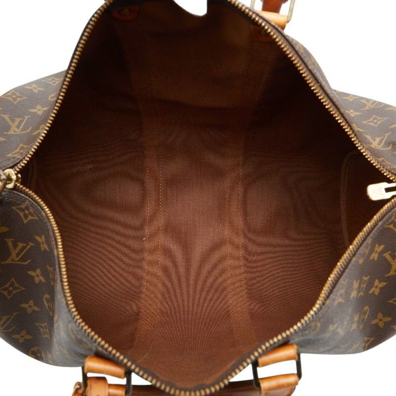 ルイ ヴィトン モノグラム キーポル45 ボストンバッグ トラベルバッグ M41428 ブラウン PVC レザー レディース LOUIS VUITTON【1-0273412】