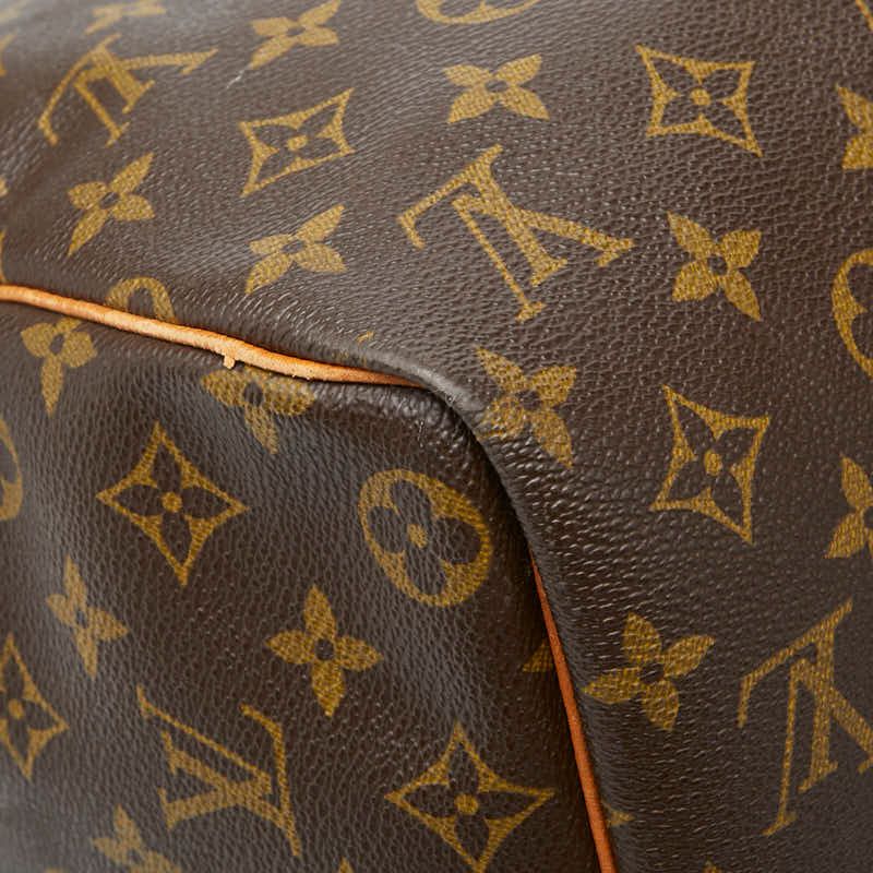ルイ ヴィトン モノグラム キーポル45 ボストンバッグ トラベルバッグ M41428 ブラウン PVC レザー レディース LOUIS VUITTON【1-0273412】