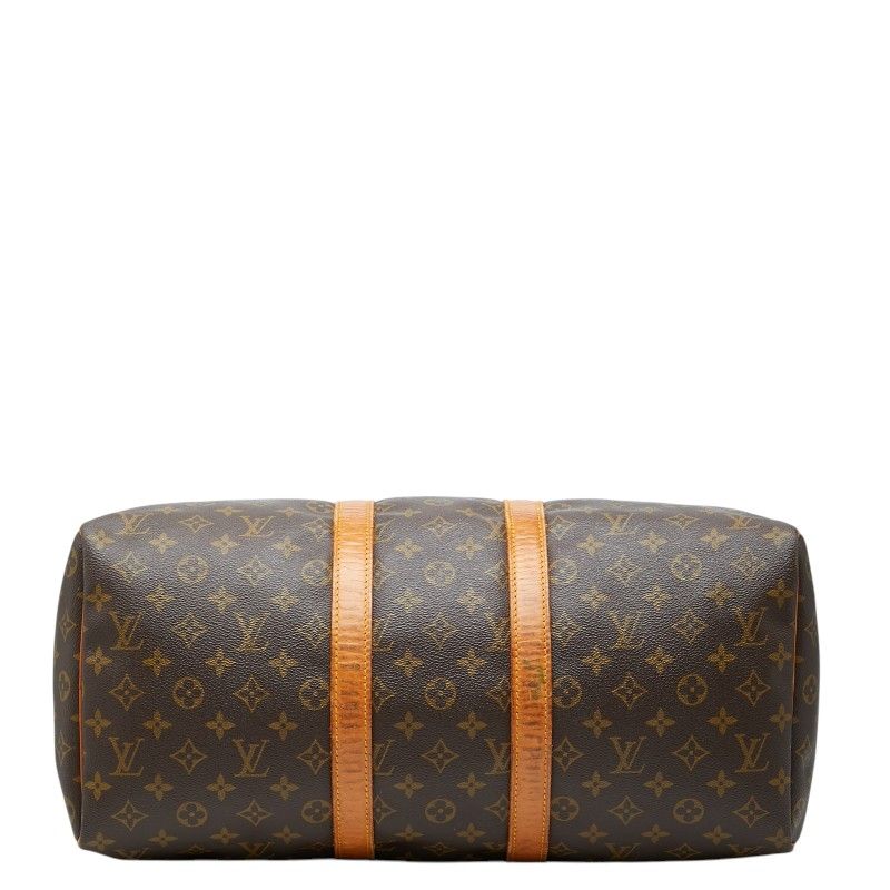 ルイ ヴィトン モノグラム キーポル45 ボストンバッグ トラベルバッグ M41428 ブラウン PVC レザー レディース LOUIS VUITTON【1-0273412】