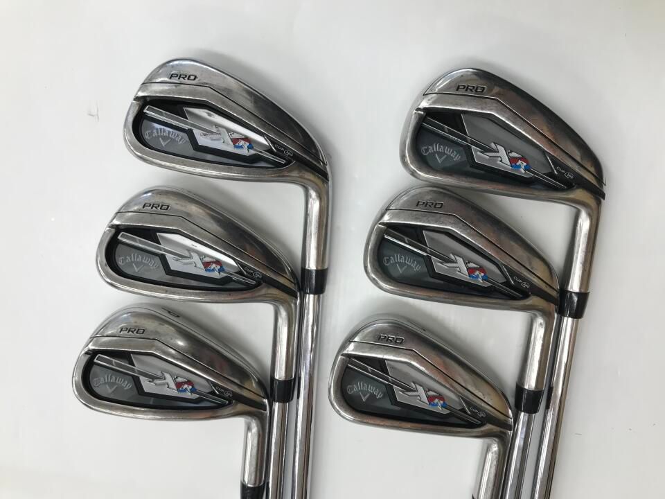 キャロウェイ XR PRO NSプロ950GH Sフレックス アイアンセット 中古
