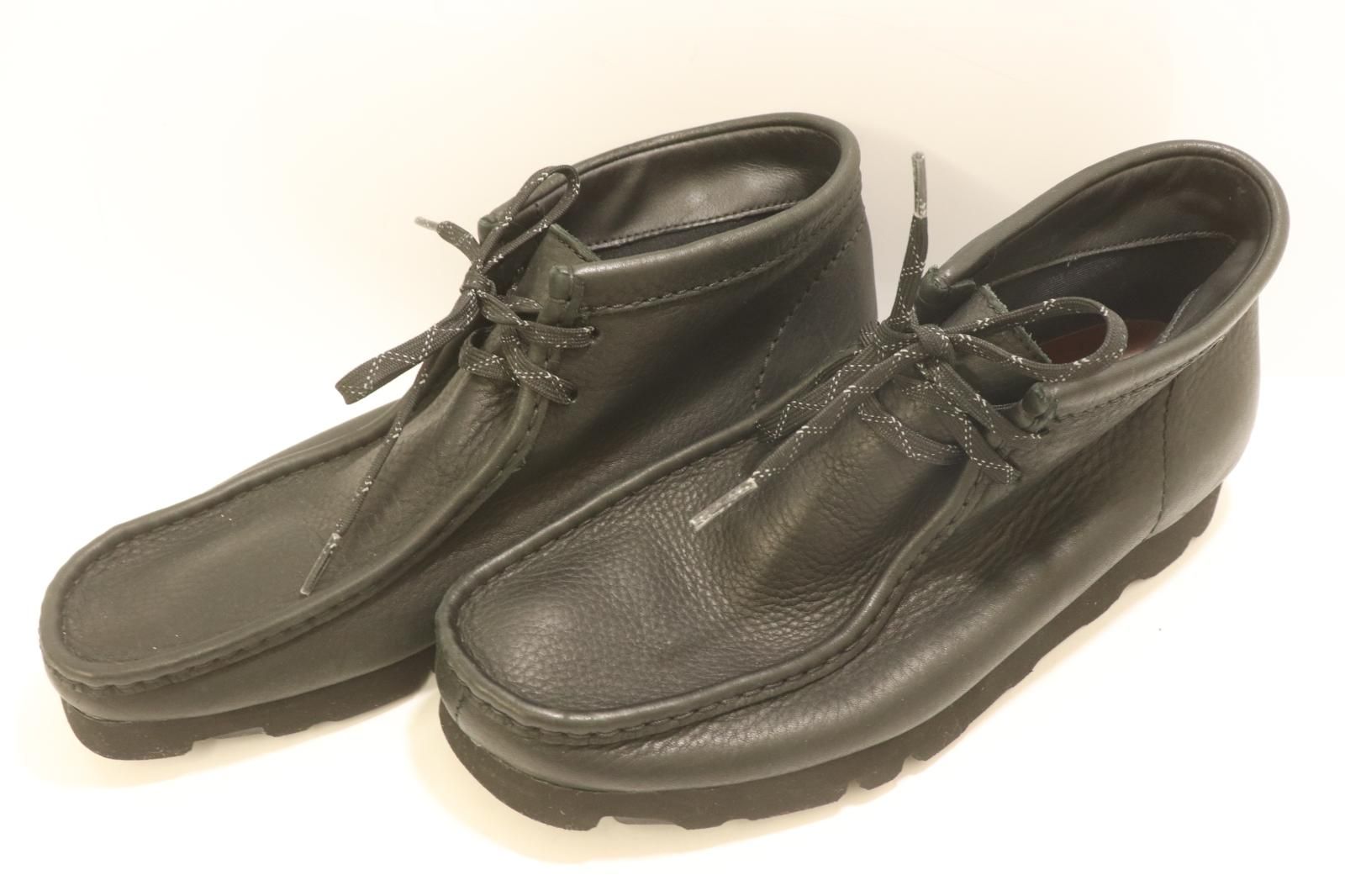 【中古】 clarks メンズブーツ US11 GORE-TEX Wallabee ブーツ clarks US11 黒 ブラック 無地