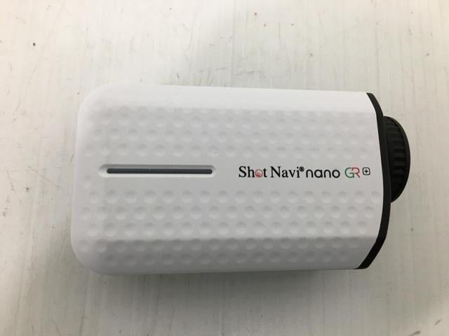 返品OK 【中古ゴルフ用品】【超美品】テクタイト(ショットナビ) レーザー距離計 Shot Navi(ショットナビ) Laser Sniper nano GR+ [ホワイト]