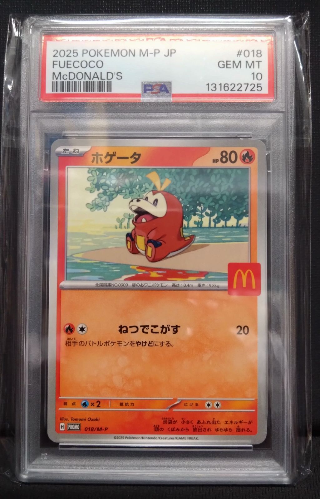 ポケモンカード】【PSA10】ホゲータ 018/M-P マクドナルドプロモ