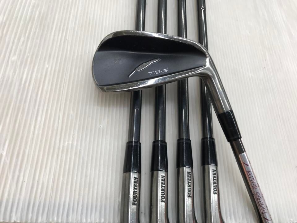 フォーティーン　TB-5 FORGED ブラックエディション　FS-90i ブラックエディション　Sフレックス　アイアンセット　中古　ゴルフドゥ！成田美郷台店【最短即日発送】