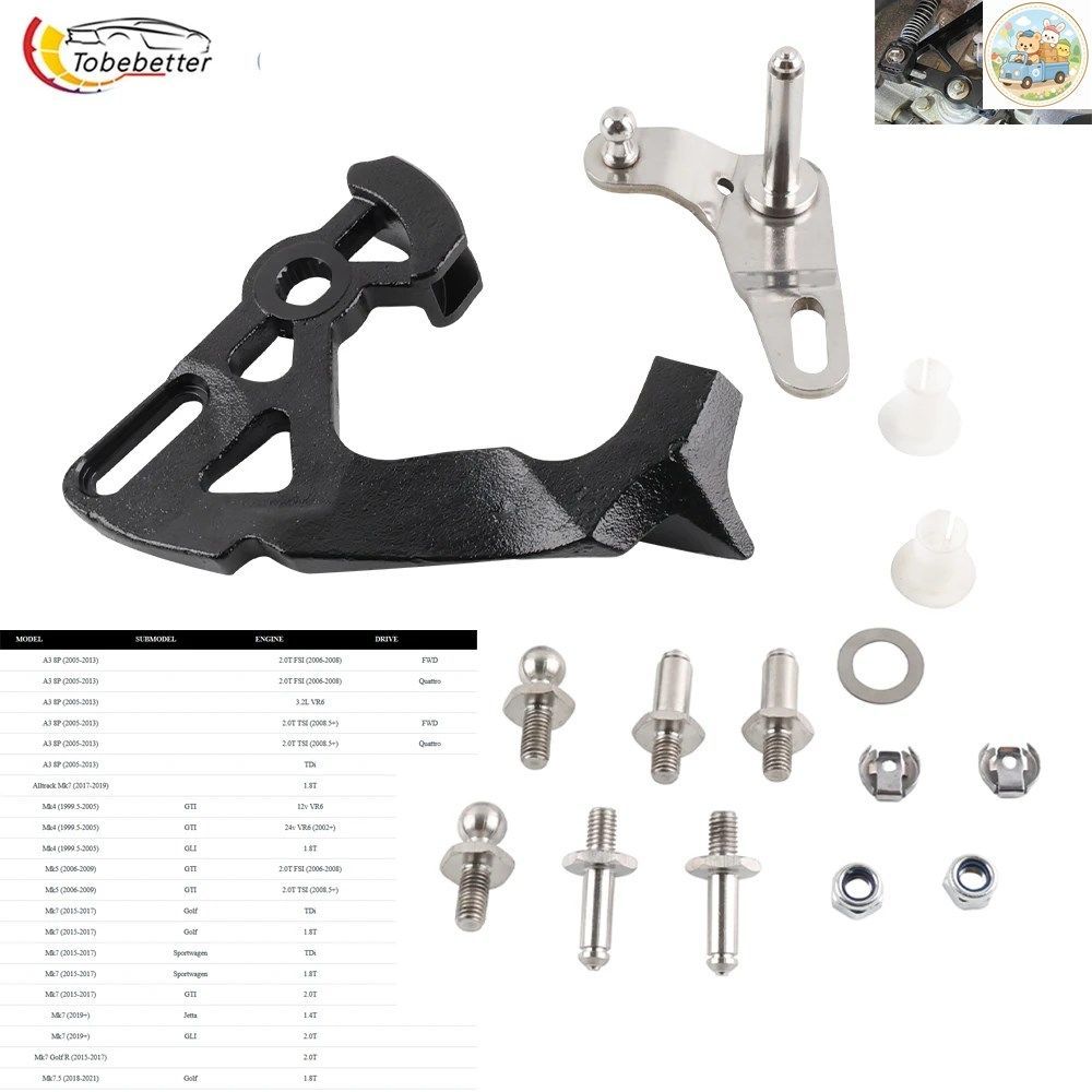 スチールショートシフター アウディ A3 8P 2005-2013 MK7 2017-2019 MK4 GTI GLI MK5 1999.5-2005 ゴルフ MK7 2015-2017 ジェッタ 1.8T 2.0