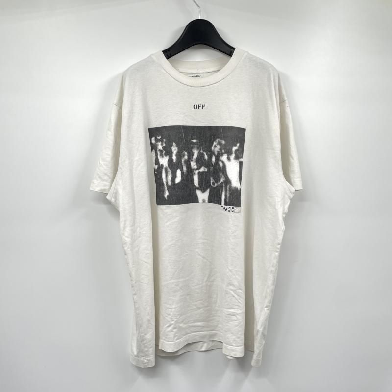 【中古】OFF-WHITE 20SS バックスプレーアロープリント サイズXS ホワイト オフホワイト[17]