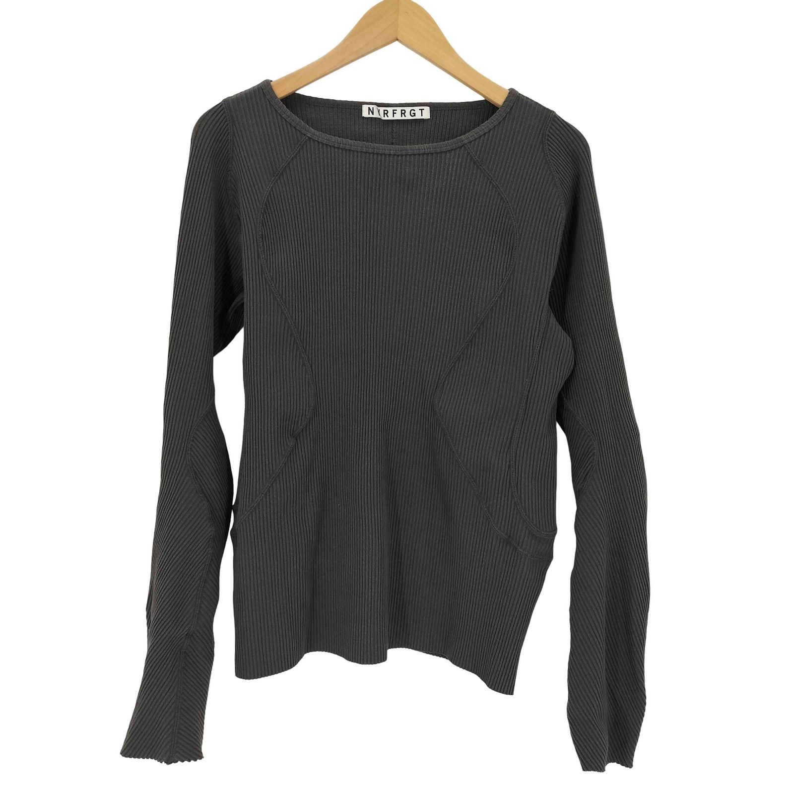 ネヴァーフォーゲット NVRFRGT Panelled Ribbed Long Sleeve T-shirt メンズ JPN：2