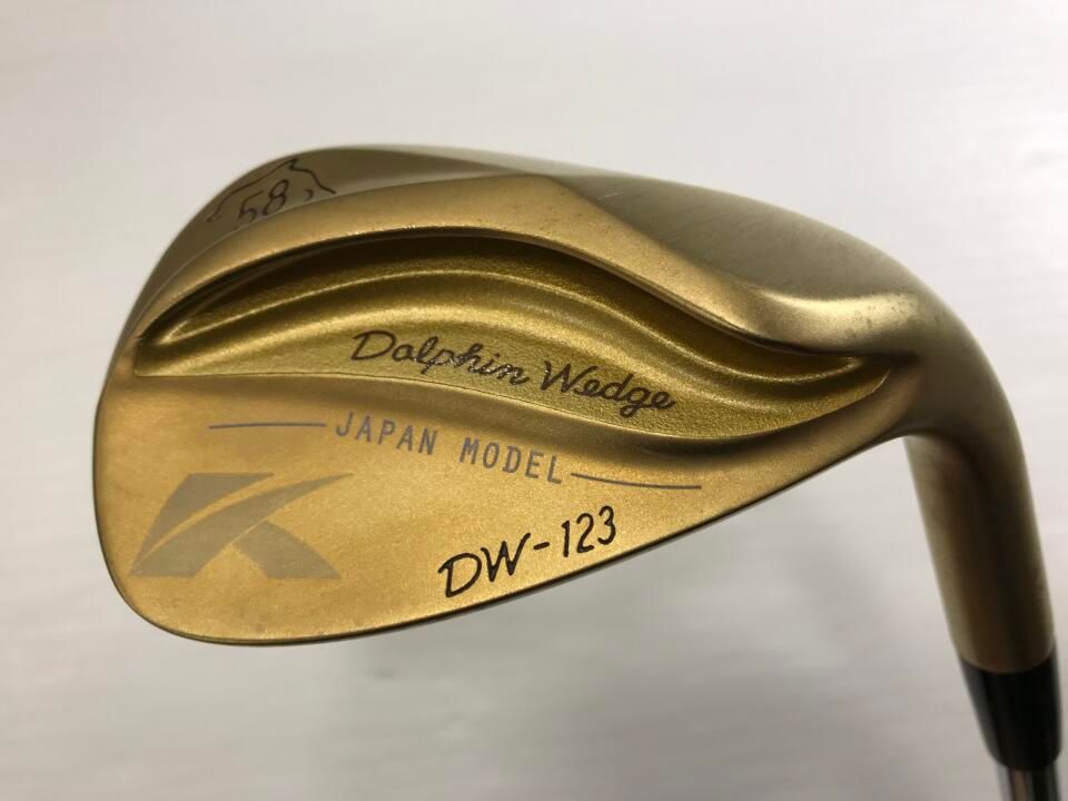 キャスコ　Dolphin Wedge DW-123 ゴールド　58度　ダイナミックゴールド 95　S200フレックス　ウェッジ　中古【最短即日発送】