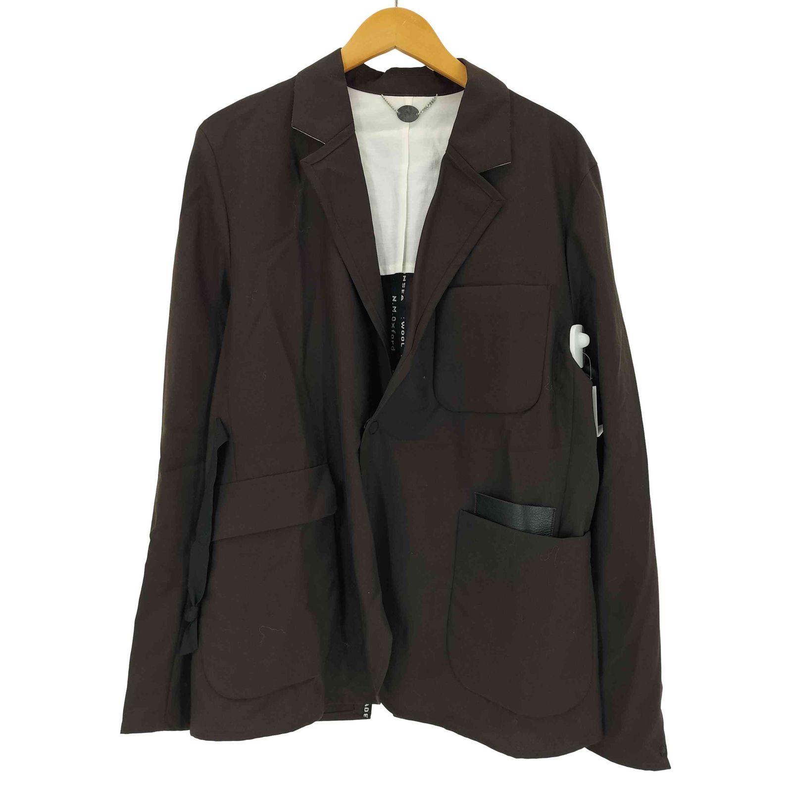サンシー SUNSEA N.M OXFORD w 耳 ジャケット メンズ 2
