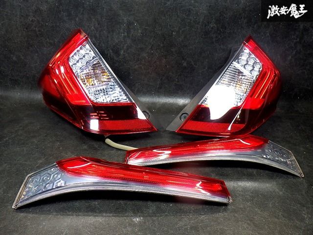 【破損無し！ 即発送】点灯OK ホンダ純正 GP5 GP6 フィット HV LED 前期 テールライト ランプ フィニッシャー 左右セット STANLEY W1695/98