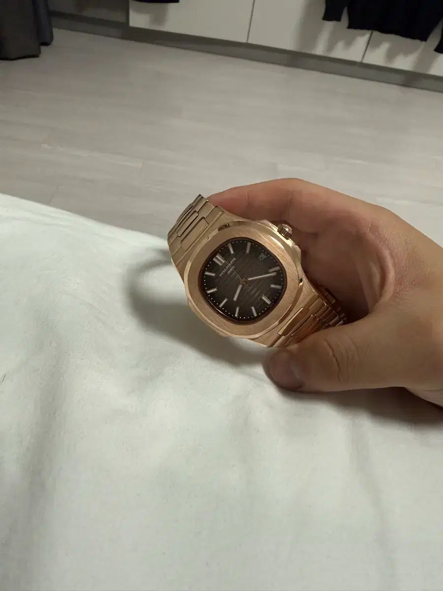 X텍フィリップ ローズゴールド メンズ 時計 新品