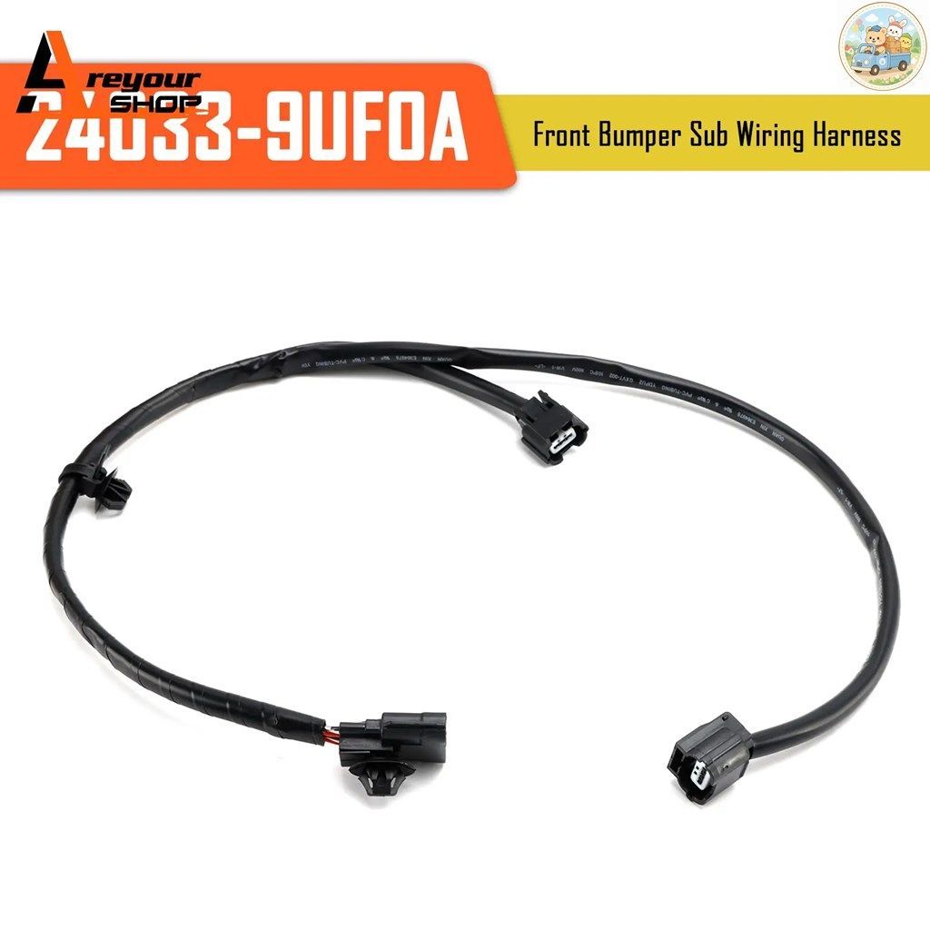 フロントバンパーサブ配線ハーネス 24033-9UF0A 日産ムラーノ 2018 - 24