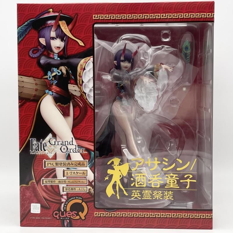 【中古】開封 1/7 アサシン/酒呑童子 英霊祭装 キューズQ Fate/Grand Order FGO キョンシー[17]