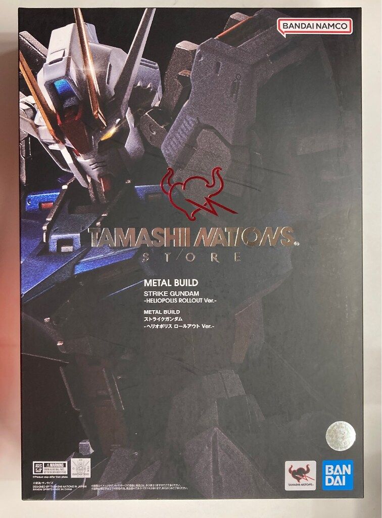 BANDAI SPIRITS METAL BUILD ストライクガンダム ヘリオポリス ロールアウトVer.