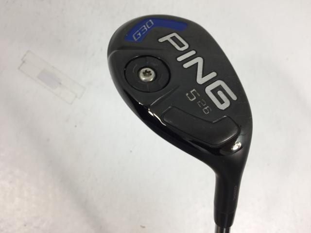 返品OK 【中古ゴルフクラブ】ピン G30 ハイブリッド ユーティリティ CFSスチール U5