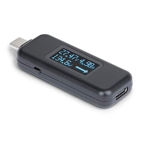 StarTech.com USB-C電流電圧チェッカー／双方向／240W PD EPR／DP Altモード USB PD 3.1対応／Type-C デジタル 電流電圧計 パワーメーター テスター USBC-PWRTESTERkk