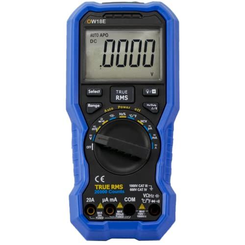 OWON OW18E ハンディ デジタルマルチメーター テスター 4?桁 20000カウント レコード長 10000ポイント Bluetooth対応 真の実効値 AC/DC測定 電圧 電流 オフラインロギング データロガー データホールド 相対値測定 バッkk