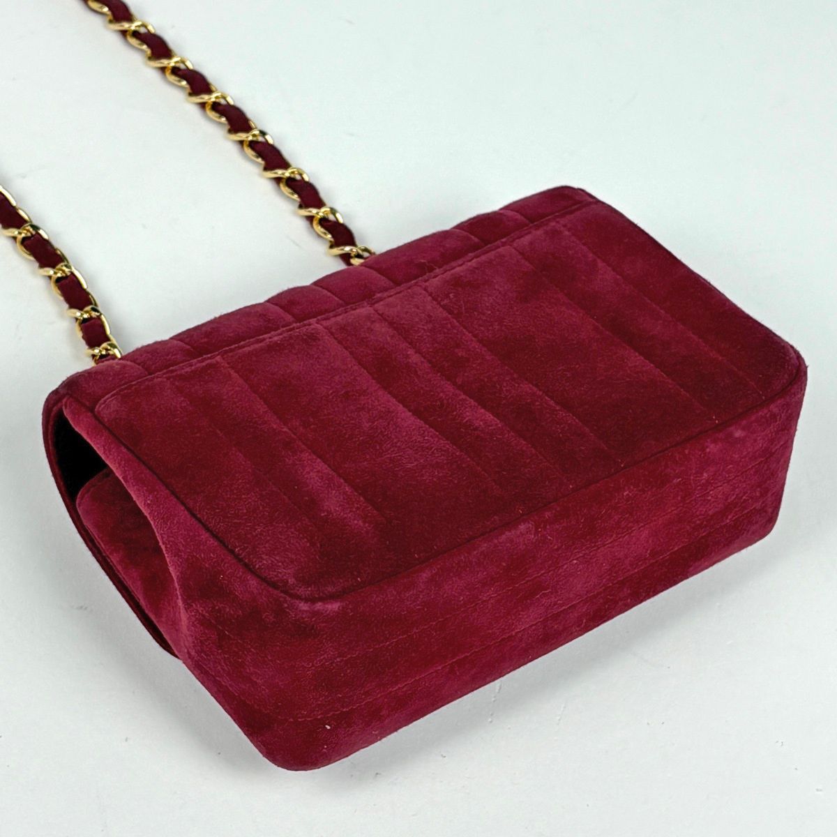 シャネル CHANEL マドモアゼル チェーン ショルダーバッグ スエード 
