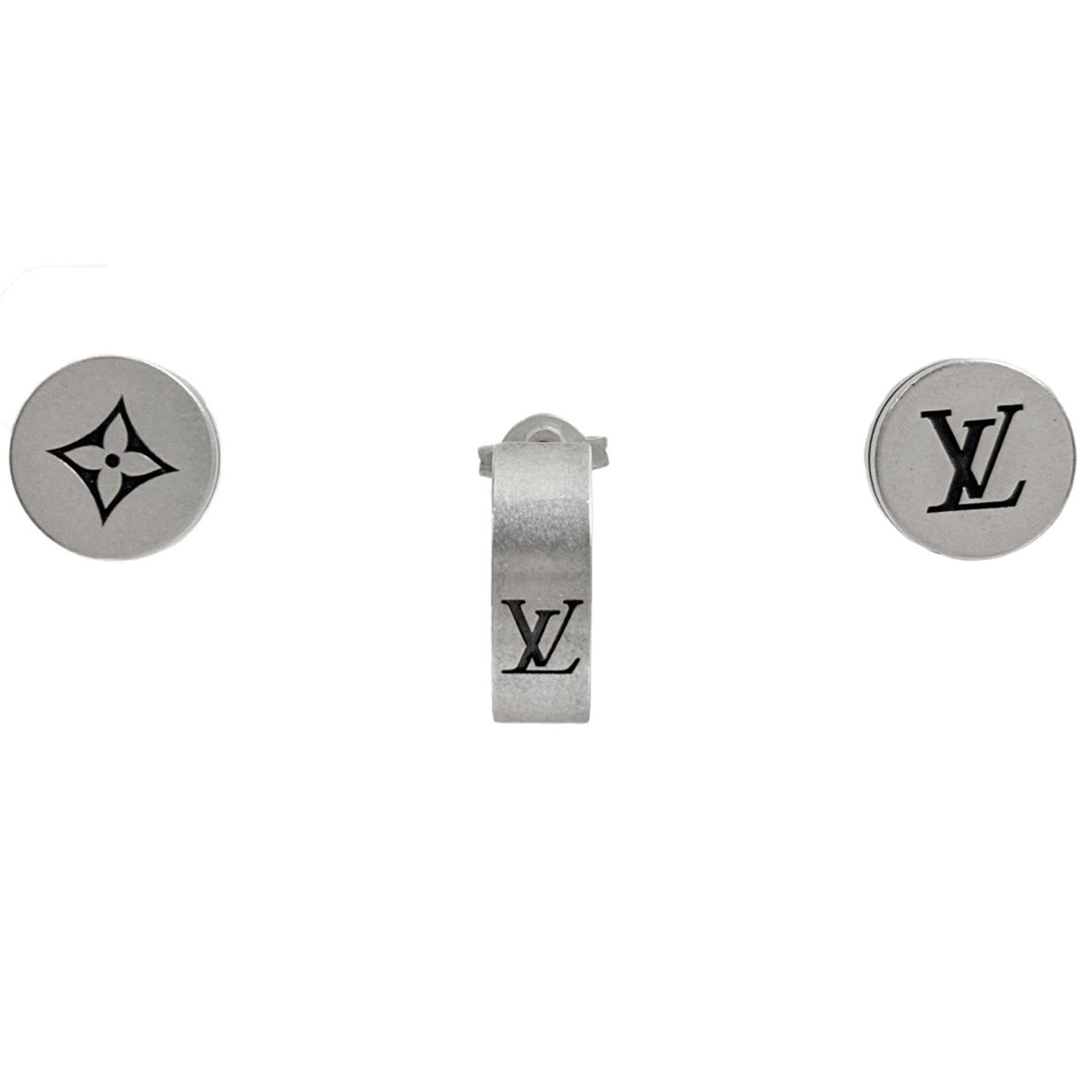 ルイ・ヴィトン Louis Vuitton LVテーラー ピアス シルバー925 シルバー レディース 【中古】