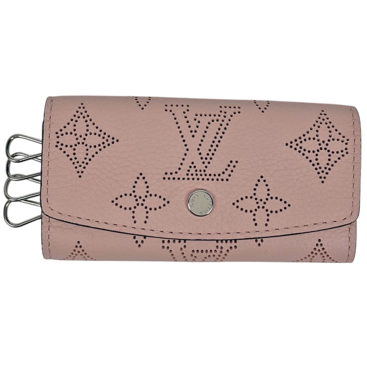 ルイ・ヴィトン Louis Vuitton ミュルティクレ 4 キーケース モノグラムマヒナ ジャスミン ピンク M82760 レディース 【中古】