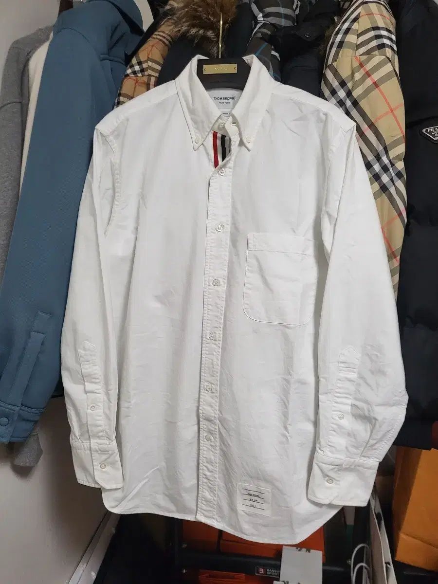 23SS トム・ブラウン 3本線 Oxford（オックスフォード) シャツ 3サイズ