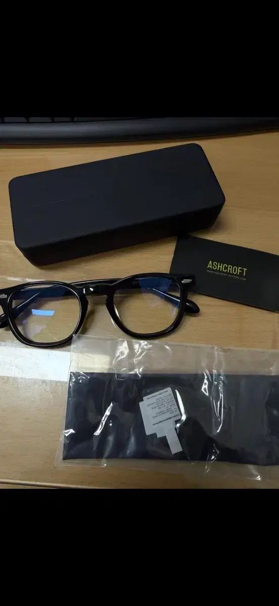 ASHCROFT アシュクロフト Ginsberg ギンズバーグ 51 アーネル型 ウェリントン メガネ ほぼ新品