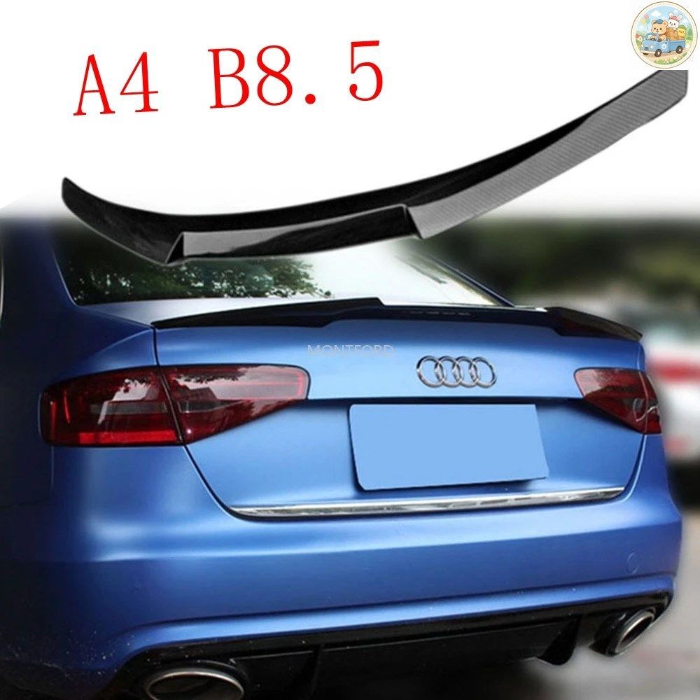 カースタイリング アウディ A4 B8.5 2013 - 16 ABS樹脂製リアトランクウィングスポイラー M4スタイル