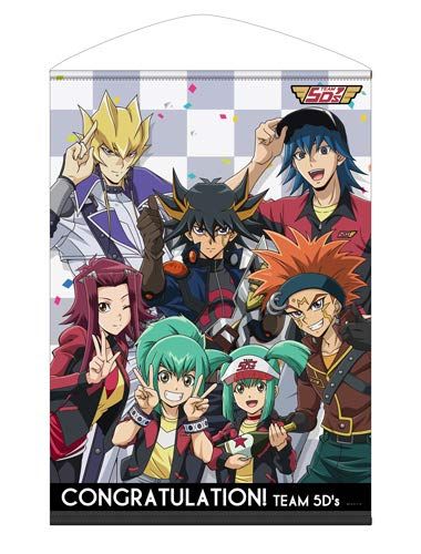 遊☆戯☆王5D’s チーム5D’s 優勝記念 B2タペストリー 約72.8cm×51.5cm