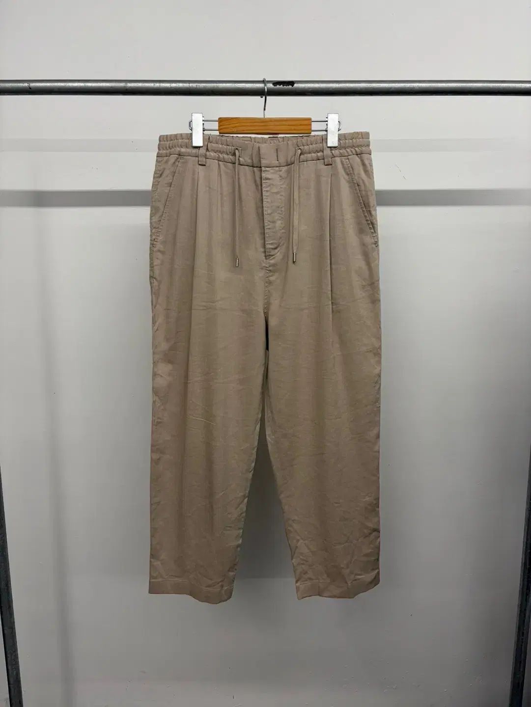 (33前後) メンズ SYSTEM homme リネンブレンド バンテージ パンツ ズボン