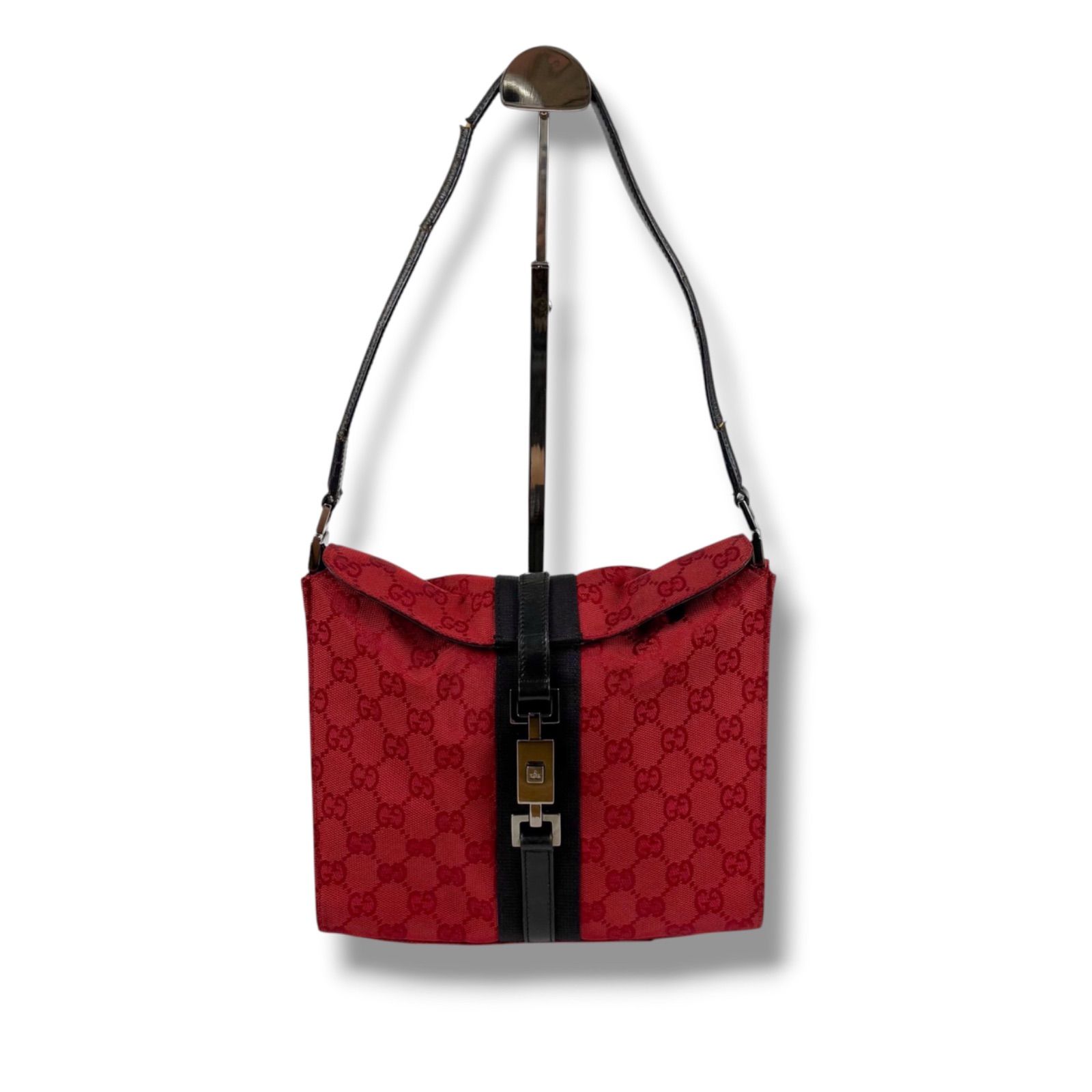 gucci ジャッキー　ggキャンバス　ワンショルダー　ホーボー グッチ GUCCI ジャッキーライン ワンショルダーバッグ GGキャンバス