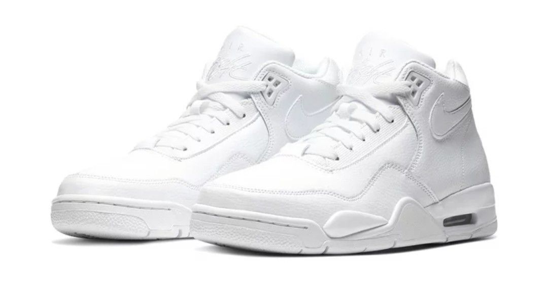 ナイキ フライト レガシー メンズシューズ NIKE メンズ Mens スニーカー シューズ 靴 ライフスタイル ミッドカット ミドルカット 軽量 レザー 白 オールホワイト 24cm-32cm SU24 通勤 ライフスタイルシューズ