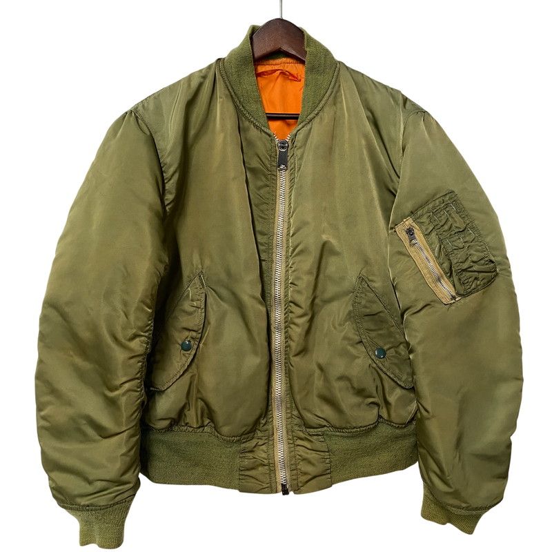【現状渡し品】 ALPHA INDUSTRIES アルファインダストリーズ MA-1 FLIGHT JACKET 1615-573-8335 フライトジャケット USA製 【145-260527-as-20-izu】