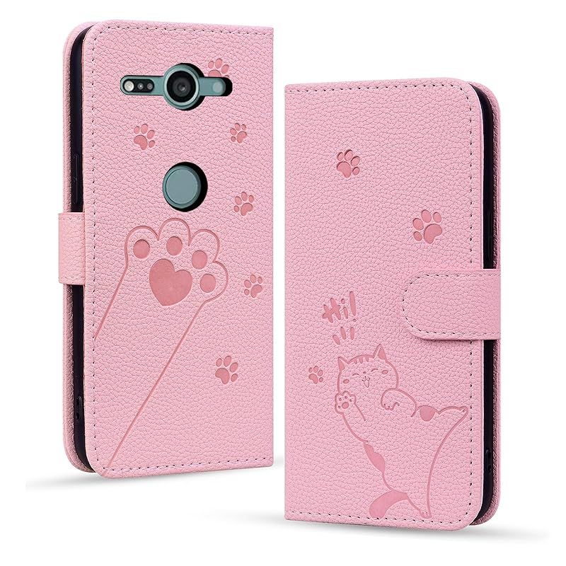 【美品！80%】iPhone Ⅹ 256G SIMフリー 【手帳型ケース付き】 新品】 Mldjomid 用の Xperia XZ2 Compact SO-05K ケース 手帳型