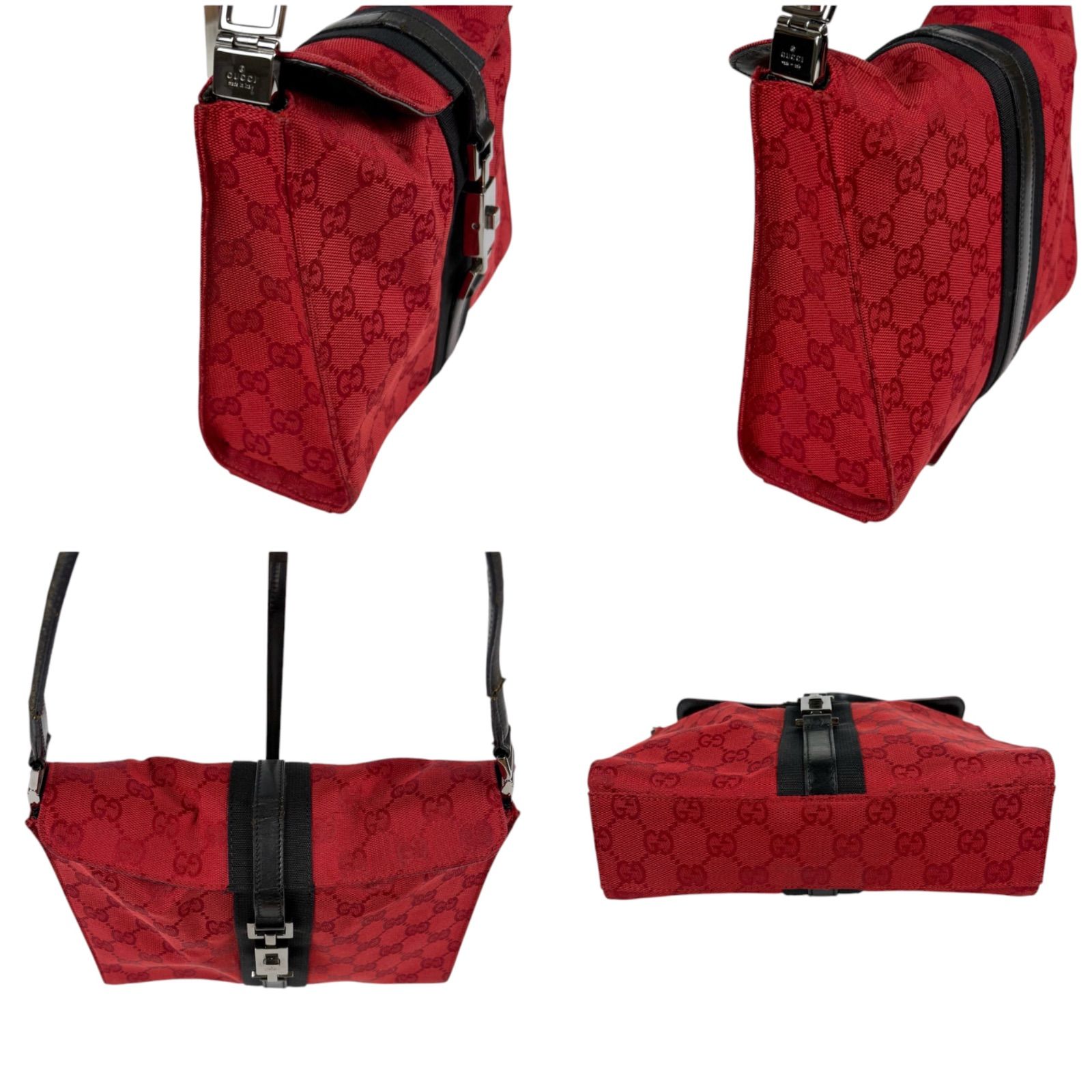 グッチ GUCCI ジャッキーライン ワンショルダーバッグ GGキャンバス