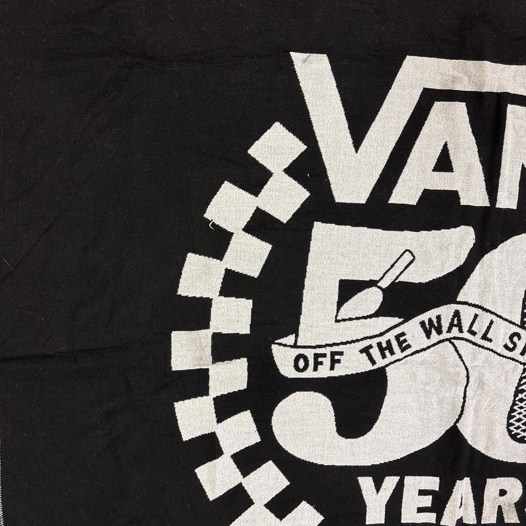vintageラグ ブランケット マルチカバー タペストリー 企業ロゴ 50周年